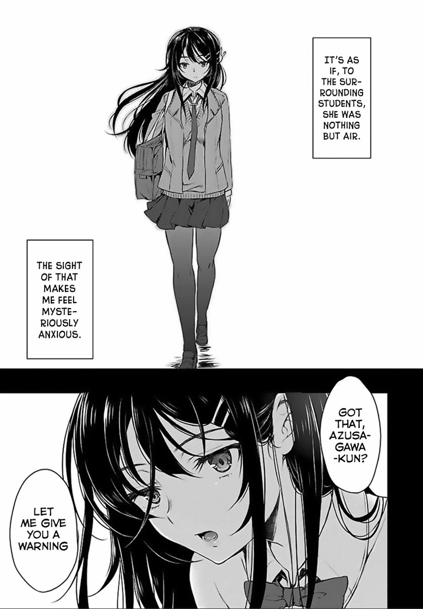 Seishun Buta Yarou wa Bunny Girl Senpai no Yume wo Minai - Chapter 1 Page 21