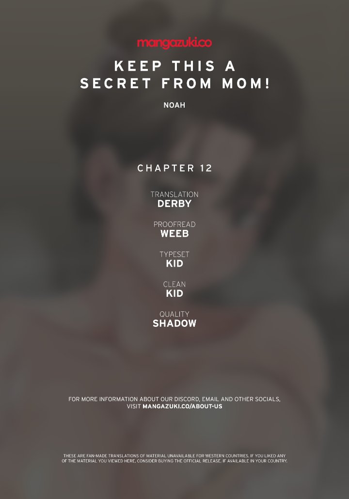 Keep it a secret from your mother! - Chapter 12 Page 1