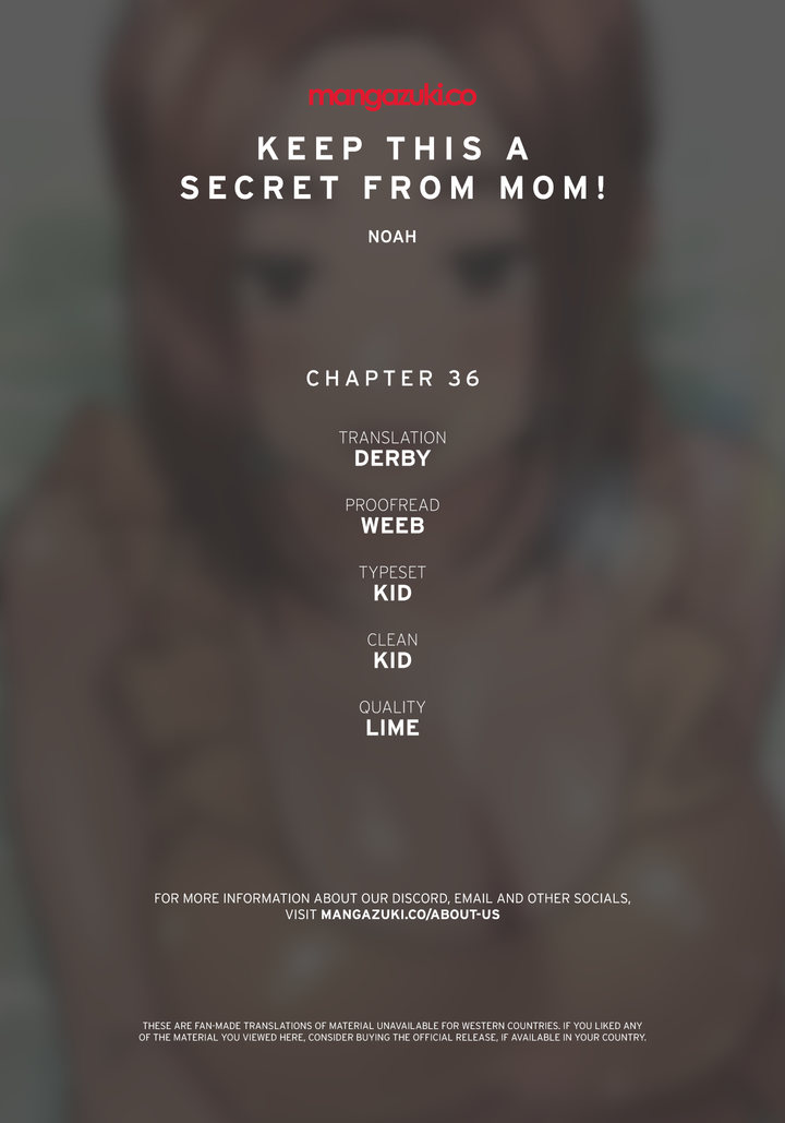 Keep it a secret from your mother! - Chapter 36 Page 1