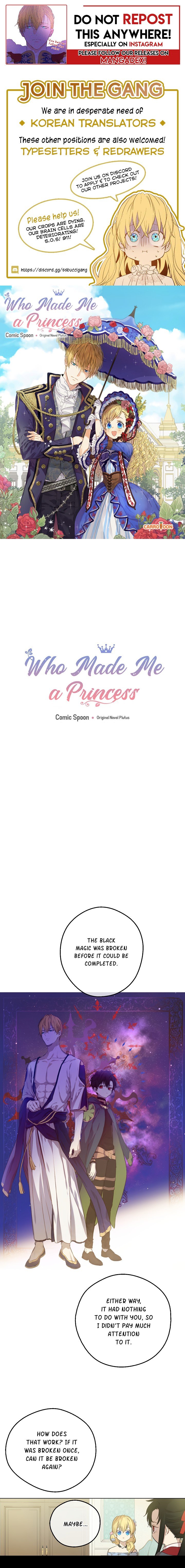 Who Made Me a Princess - Chapter 71 Page 1