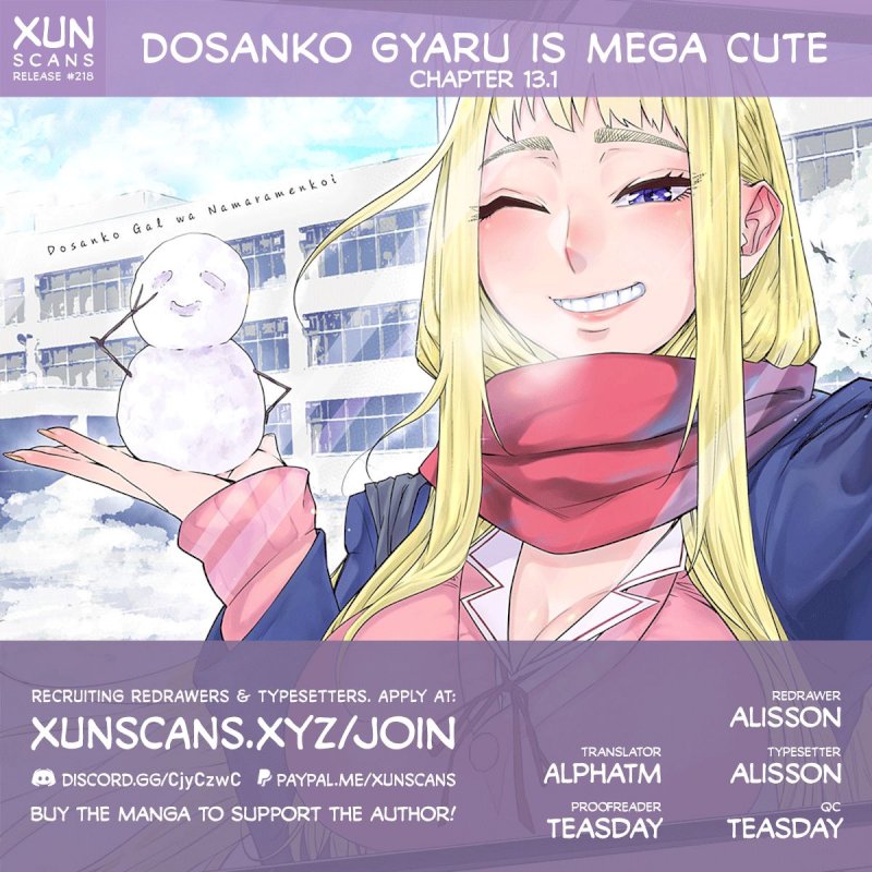 Dosanko Gyaru Is Mega Cute - Chapter 13.1 Page 1