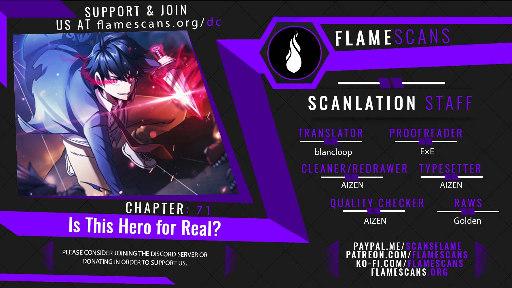 Is this Hero for Real? - Chapter 71 Page 1