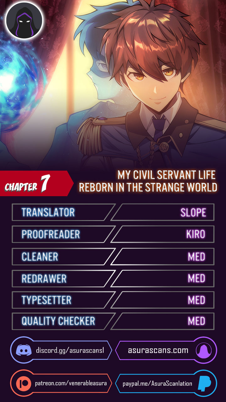 My Civil Servant Life Reborn in the Strange World - Chapter 7 Page 1