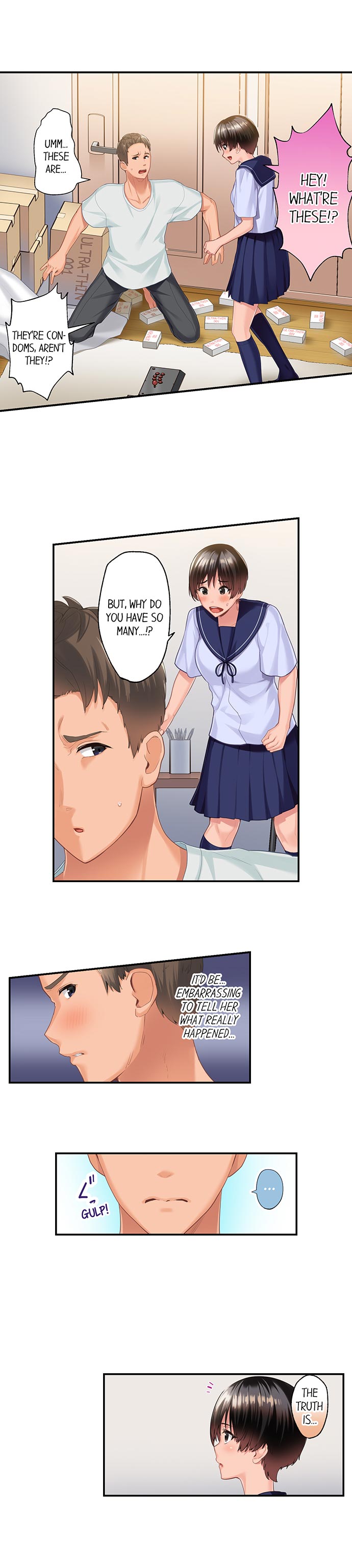 Using 100 Boxes of Condoms With My Childhood Friend! - Chapter 1 Page 7