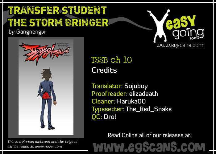 Transfer Student Storm Bringer - Chapter 10 Page 1