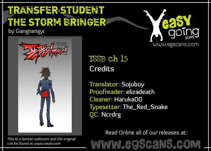 Transfer Student Storm Bringer - Chapter 15 Page 1