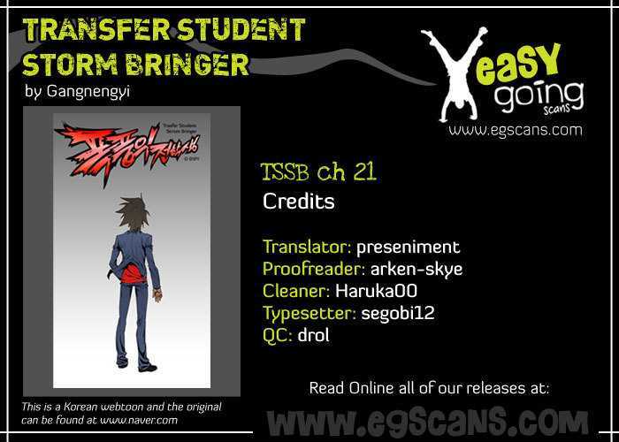 Transfer Student Storm Bringer - Chapter 21 Page 1