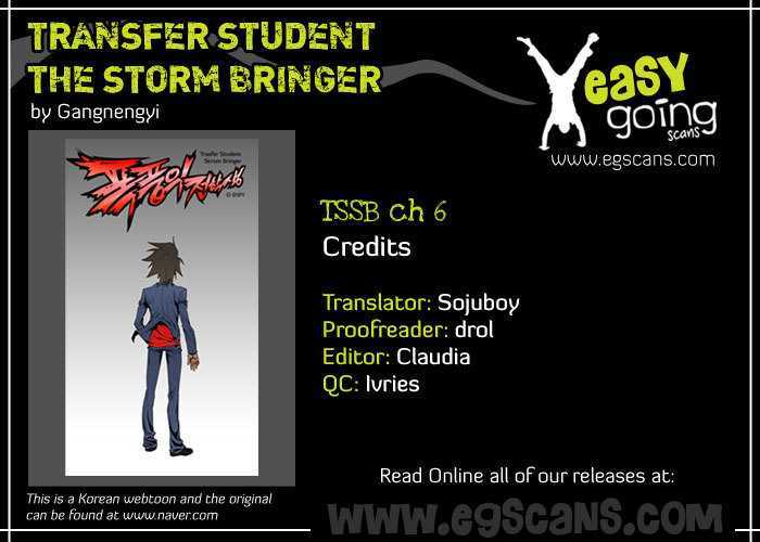 Transfer Student Storm Bringer - Chapter 6 Page 1