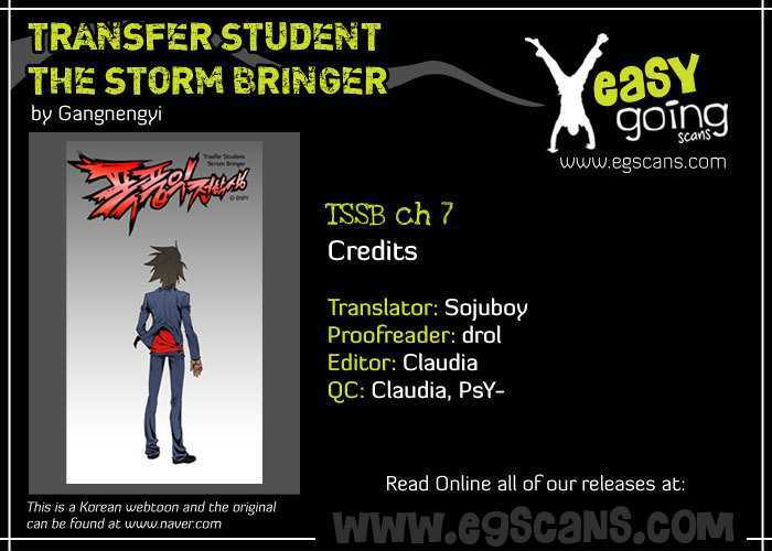 Transfer Student Storm Bringer - Chapter 7 Page 1