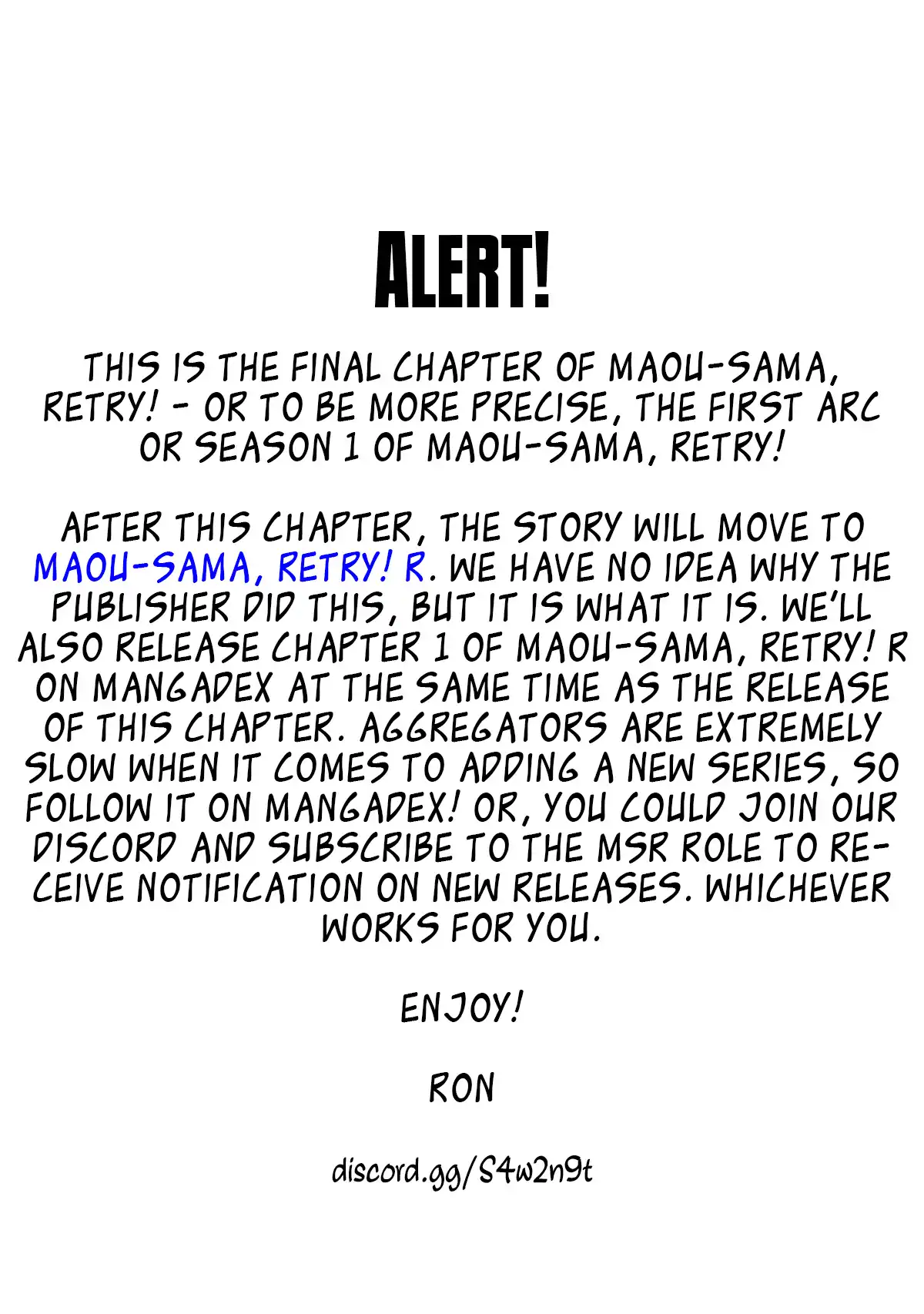 Maou-sama, Retry! - Chapter 25 Page 1