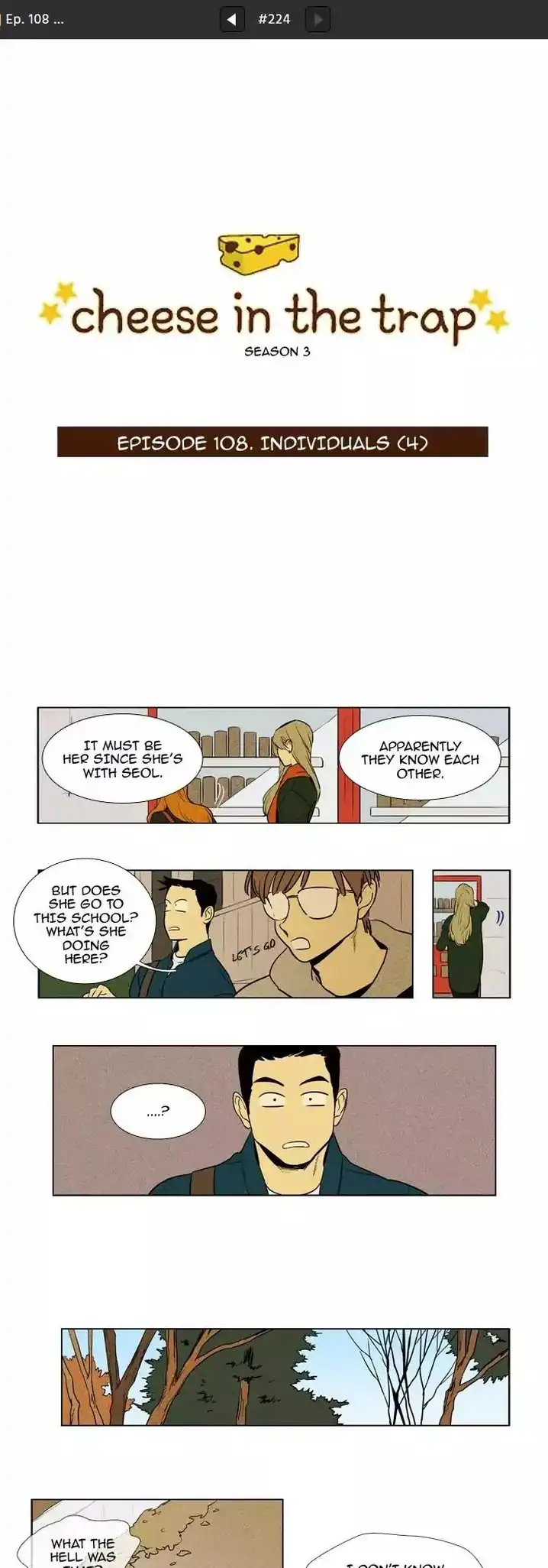 Cheese In The Trap - Chapter 224 Page 1